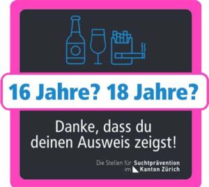 Sticker "Ausweis zeigen"