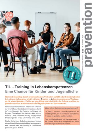 Prävention 2024 - Training in Lebenskompetenzen (TiL)