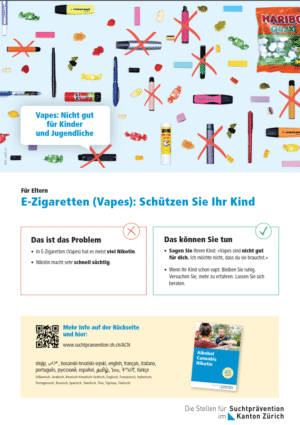 Factsheet "Vapen" für Eltern