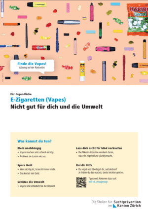 Factsheet "Vapen" für Jugendliche